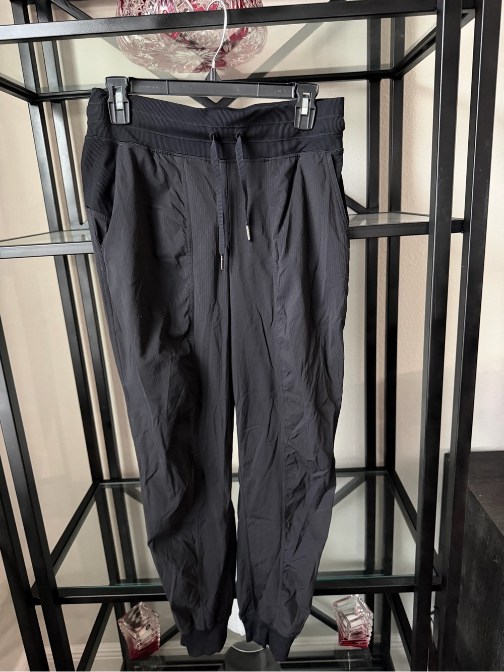lululemon athletica Black Lightweight Track Joggers